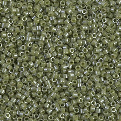 Miyuki Delica Bead 11/0 - DB0263 - Opaque Cactus Luster - Barrel of Beads