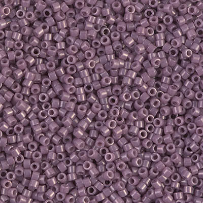 Miyuki Delica Bead 11/0 - DB0265 - Opaque Mauve Luster - Barrel of Beads