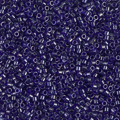 Miyuki Delica Bead 11/0 - DB0277 - Transparent CobaLight Luster - Barrel of Beads