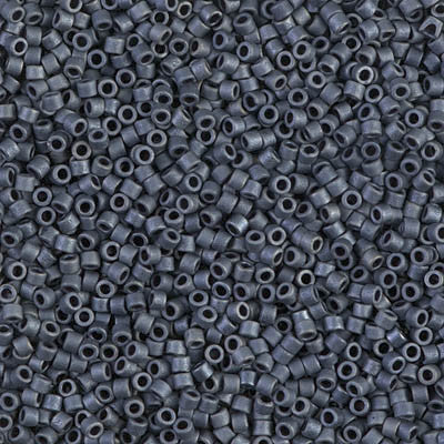 Miyuki Delica Bead 11/0 - DB0301 - Matte Gunmetal - Barrel of Beads