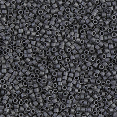 Miyuki Delica Bead 11/0 - DB0306 - Matte Metallic Slate - Barrel of Beads