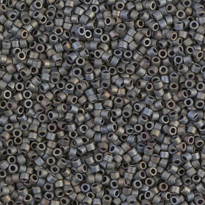 Miyuki Delica Bead 11/0 - DB0307 - Matte Metallic Silver Gray - Barrel of Beads