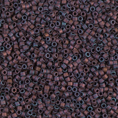 Miyuki Delica Bead 11/0 - DB0312 - Matte Metallic Dark Raspberry Iris - Barrel of Beads