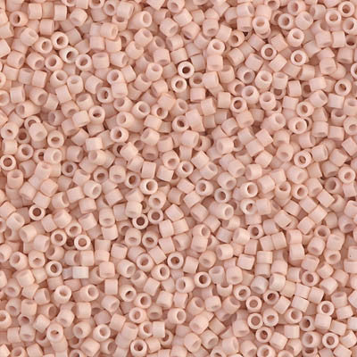 Miyuki Delica Bead 11/0 - DB0354 - Matte Opaque Blush - Barrel of Beads