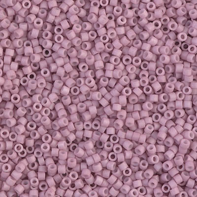 Miyuki Delica Bead 11/0 - DB0355 - Matte Opaque Dusty Orchid - Barrel of Beads