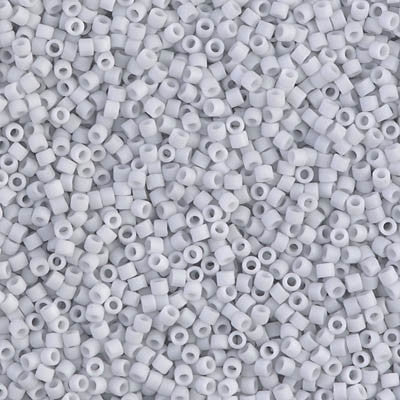 Miyuki Delica Bead 11/0 - DB0357 - Matte Opaque Pale Blue Gray - Barrel of Beads