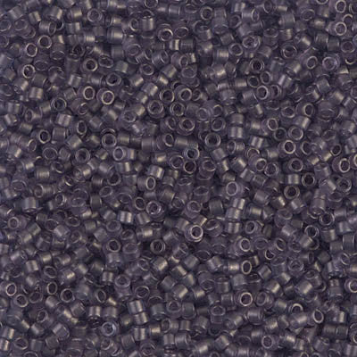 Miyuki Delica Bead 11/0 - DB0386 - Matte Transparent Dried Lavender Luster - Barrel of Beads
