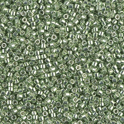Miyuki Delica Bead 11/0 - DB0413 - Galvanized Moss Green - Barrel of Beads