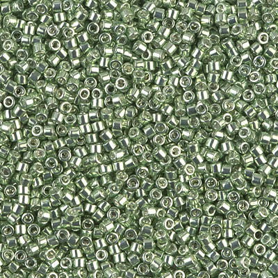 Miyuki Delica Bead 11/0 - DB0413 - Galvanized Moss Green - Barrel of Beads