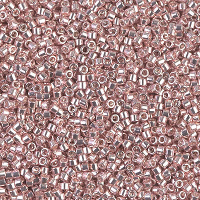 Miyuki Delica Bead 11/0 - DB0418 - Galvanized Blush - Barrel of Beads