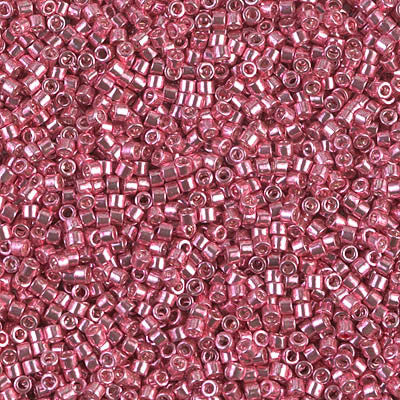 Miyuki Delica Bead 11/0 - DB0420 - Galvanized Dark Coral - Barrel of Beads