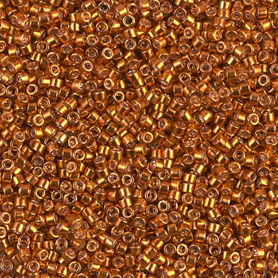 Miyuki Delica Bead 11/0 - DB0421 - Galvanized Burnt Orange - Barrel of Beads