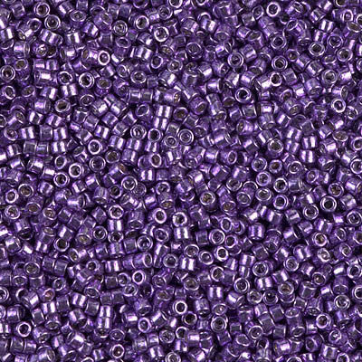 Miyuki Delica Bead 11/0 - DB0430 - Galvanized Dark Lilac - Barrel of Beads