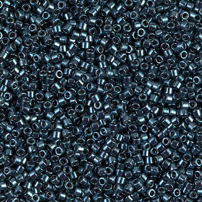 Miyuki Delica Bead 11/0 - DB0451 - Galvanized Dark Steel Blue - Barrel of Beads