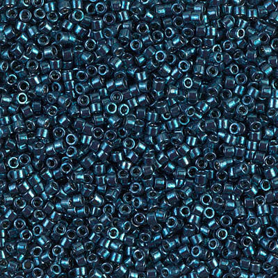 Miyuki Delica Bead 11/0 - DB0459 - Galvanized Midnight Aqua - Barrel of Beads