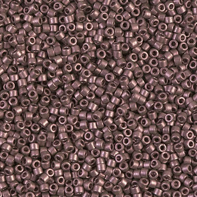 Miyuki Delica Bead 11/0 - DB0462 - Galvanized Dark Mauve - Barrel of Beads