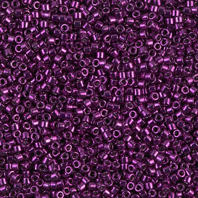 Miyuki Delica Bead 11/0 - DB0463 - Galvanized Dark Magenta - Barrel of Beads