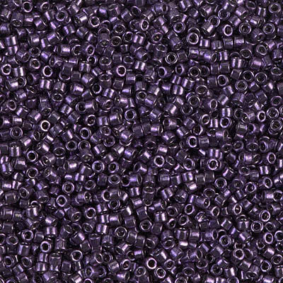 Miyuki Delica Bead 11/0 - DB0464 - Galvanized Eggplant - Barrel of Beads