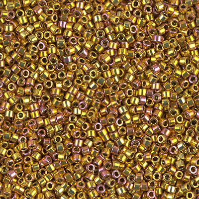 Miyuki Delica Bead 11/0 - DB0501 - 24kt Gold Iris - Barrel of Beads