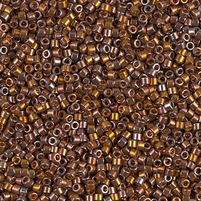 Miyuki Delica Bead 11/0 - DB0506 - 24kt Red Gold Iris - Barrel of Beads