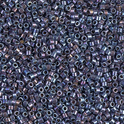 Miyuki Delica Bead 11/0 - DB0543 - Violet Gold Iris (Palladium Plated AB) - Barrel of Beads