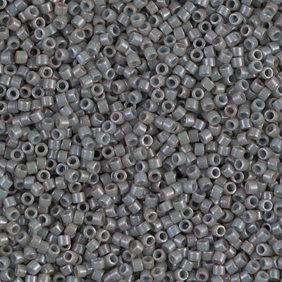 Miyuki Delica Bead 11/0 - DB0652 - Dyed Opaque Gray - Barrel of Beads