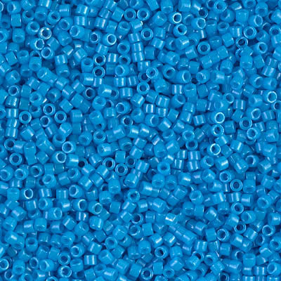 Miyuki Delica Bead 11/0 - DB0659 - Dyed Opaque Dark Turquoise Blue - Barrel of Beads