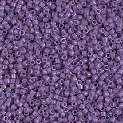 Miyuki Delica Bead 11/0 - DB0660 - Dyed Opaque Dark Orchid - Barrel of Beads