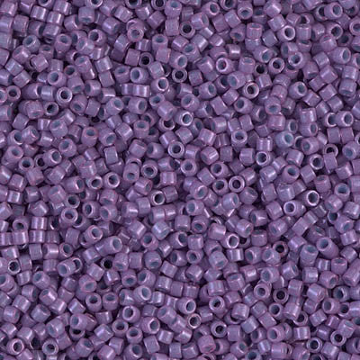 Miyuki Delica Bead 11/0 - DB0660 - Dyed Opaque Dark Orchid - Barrel of Beads