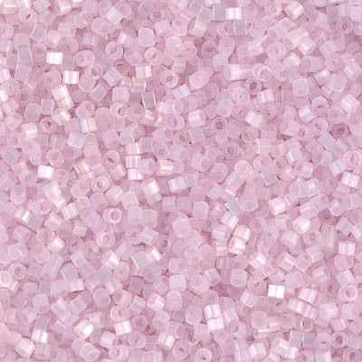Miyuki Delica Bead 11/0 - DB0675 - Pale Pink Silk Satin - Barrel of Beads
