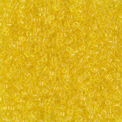 Miyuki Delica Bead 11/0 - DB0710 - Transparent Yellow - Barrel of Beads