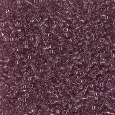 Miyuki Delica Bead 11/0 - DB0711 - Transparent Smoky Amethyst - Barrel of Beads