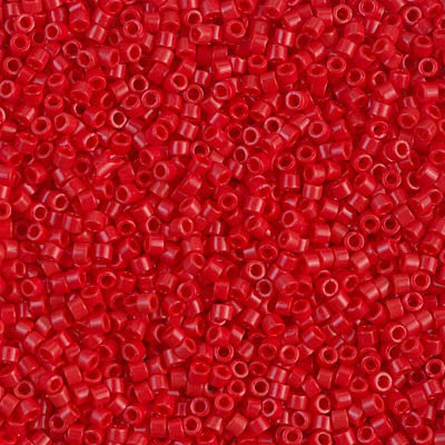 11/0 Miyuki Glass Beads - Red (DB0723) | Barrel of Beads