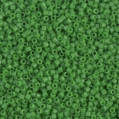 Miyuki Delica Bead 11/0 - DB0724 - Opaque Green - Barrel of Beads