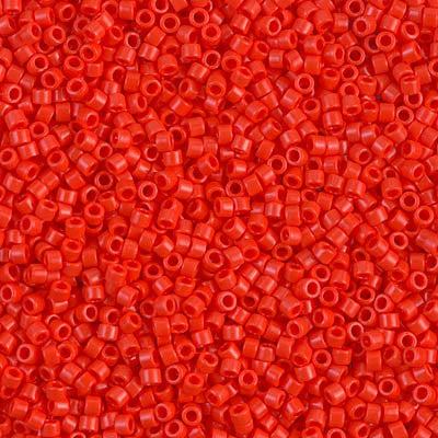 Miyuki Delica Bead 11/0 - DB0727 - Opaque Vermillion Red - Barrel of Beads