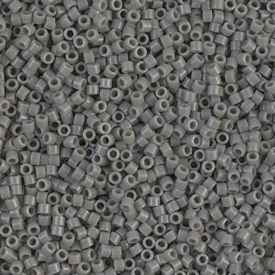 Miyuki Delica Bead 11/0 - DB0731 - Opaque Gray - Barrel of Beads