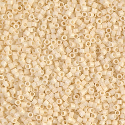 Miyuki Delica Bead 11/0 - DB0732 - Opaque Dark Cream - Barrel of Beads