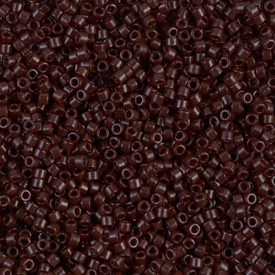 Miyuki Delica Bead 11/0 - DB0734 - Opaque Chocolate - Barrel of Beads