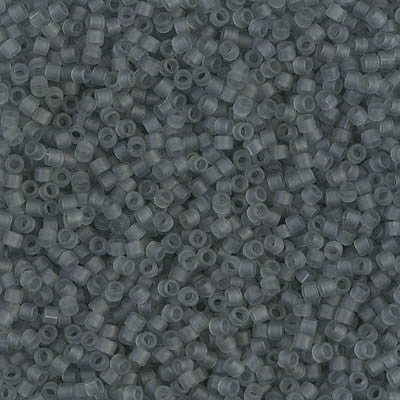 Miyuki Delica Bead 11/0 - DB0749 - Matte Transparent Gray - Barrel of Beads