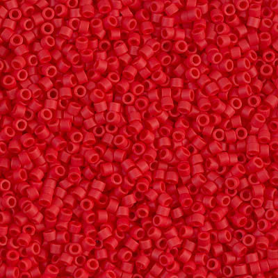 Miyuki Delica Bead 11/0 - DB0753 - Matte Opaque Red - Barrel of Beads