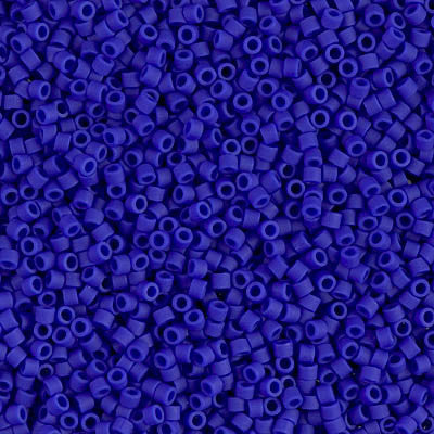 Miyuki Delica Bead 11/0 - DB0756 - Matte Opaque Cobalt - Barrel of Beads