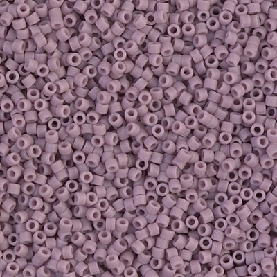Miyuki Delica Bead 11/0 - DB0758 - Matte Opaque Mauve - Barrel of Beads