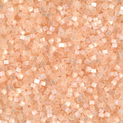 Miyuki Delica Bead 11/0 - DB0821 - Pale Apricot Silk Satin - Barrel of Beads