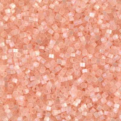 Miyuki Delica Bead 11/0 - DB0824 - Light Peach Silk Satin - Barrel of Beads
