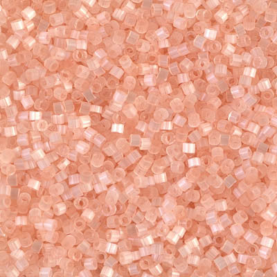 Miyuki Delica Bead 11/0 - DB0824 - Light Peach Silk Satin - Barrel of Beads