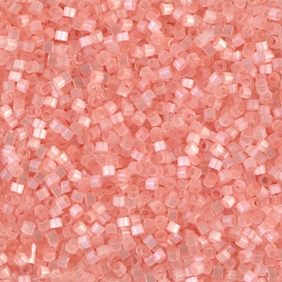Miyuki Delica Bead 11/0 - DB0825 - Salmon Silk Satin - Barrel of Beads