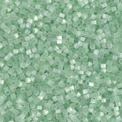 Miyuki Delica Bead 11/0 - DB0828 - Mint Green Silk Satin - Barrel of Beads