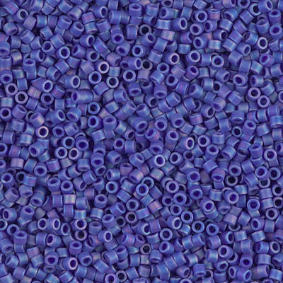 Miyuki Delica Bead 11/0 - DB0880 - Matte Opaque CobaLight AB - Barrel of Beads