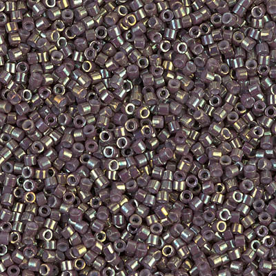 Miyuki Delica Bead 11/0 - DB1011 - Metallic Dusty Mauve Gold Iris - Barrel of Beads