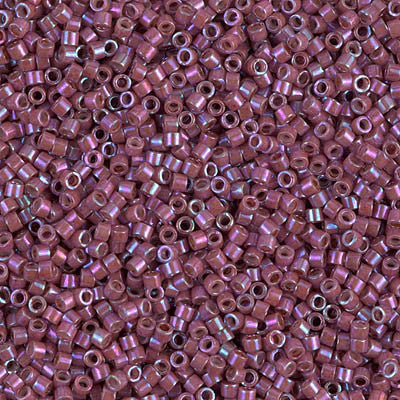 Miyuki Delica Bead 11/0 - DB1015 - Metallic Raspberry Gold Iris - Barrel of Beads